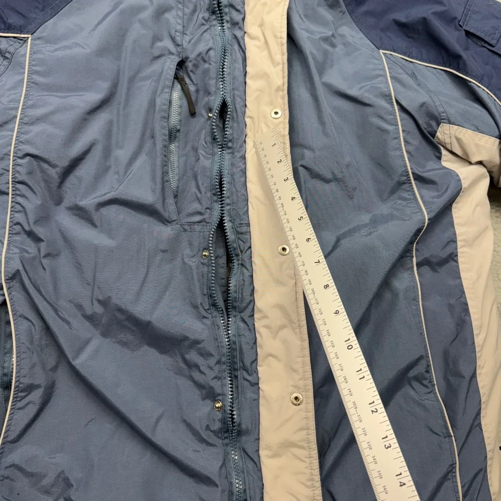 Lift Ticket Toma Mens Large Blue Colorblock P.U. Coated Insulated Ski Jacket